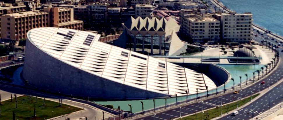 Alexandria New Library Arial View